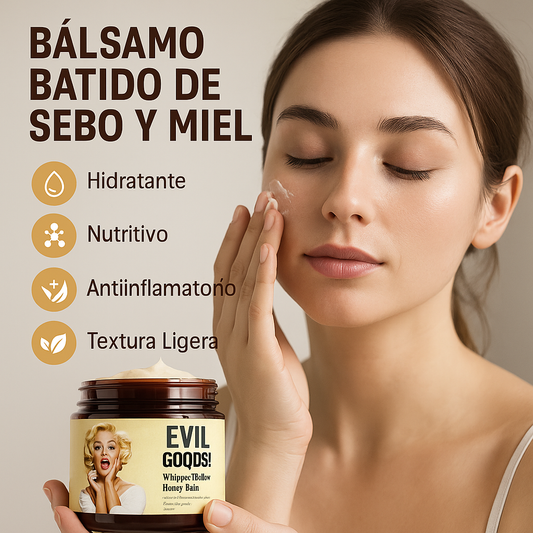 Crema de sebo de res (honey tallow balm) -envase de plástico