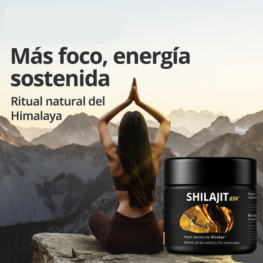 Shilajit Resina – Energía Natural, Vitalidad y Enfoque Mental-30gms