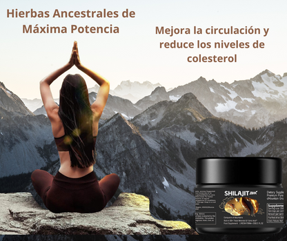 Shilajit Resina – Energía Natural, Vitalidad y Enfoque Mental-30gms